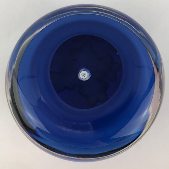 Perthshire 1984A Flower Pot Lampwork Flowers in Vase Millefiori Cane Paperweight - Picture 2 of 11